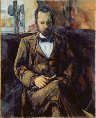 Portrait d'Ambroise Vollard par Paul Cézanne, huile sur toile, 1899, Musée des Beaux-Arts de la ville de Paris (Public domain, via Wikimedia Commons)